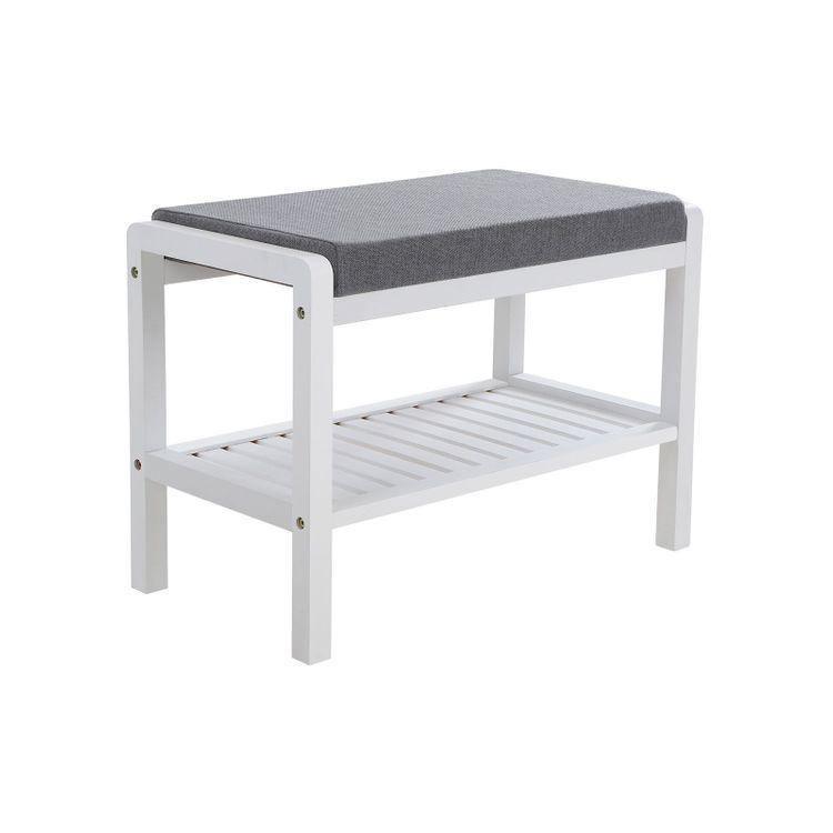 Cushion Upholstered Shoe Bench FredCo