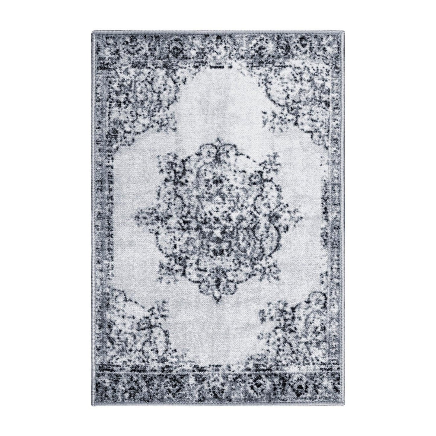 Decklan Non-Slip Vintage Oriental Medallion Foldable Rug FredCo