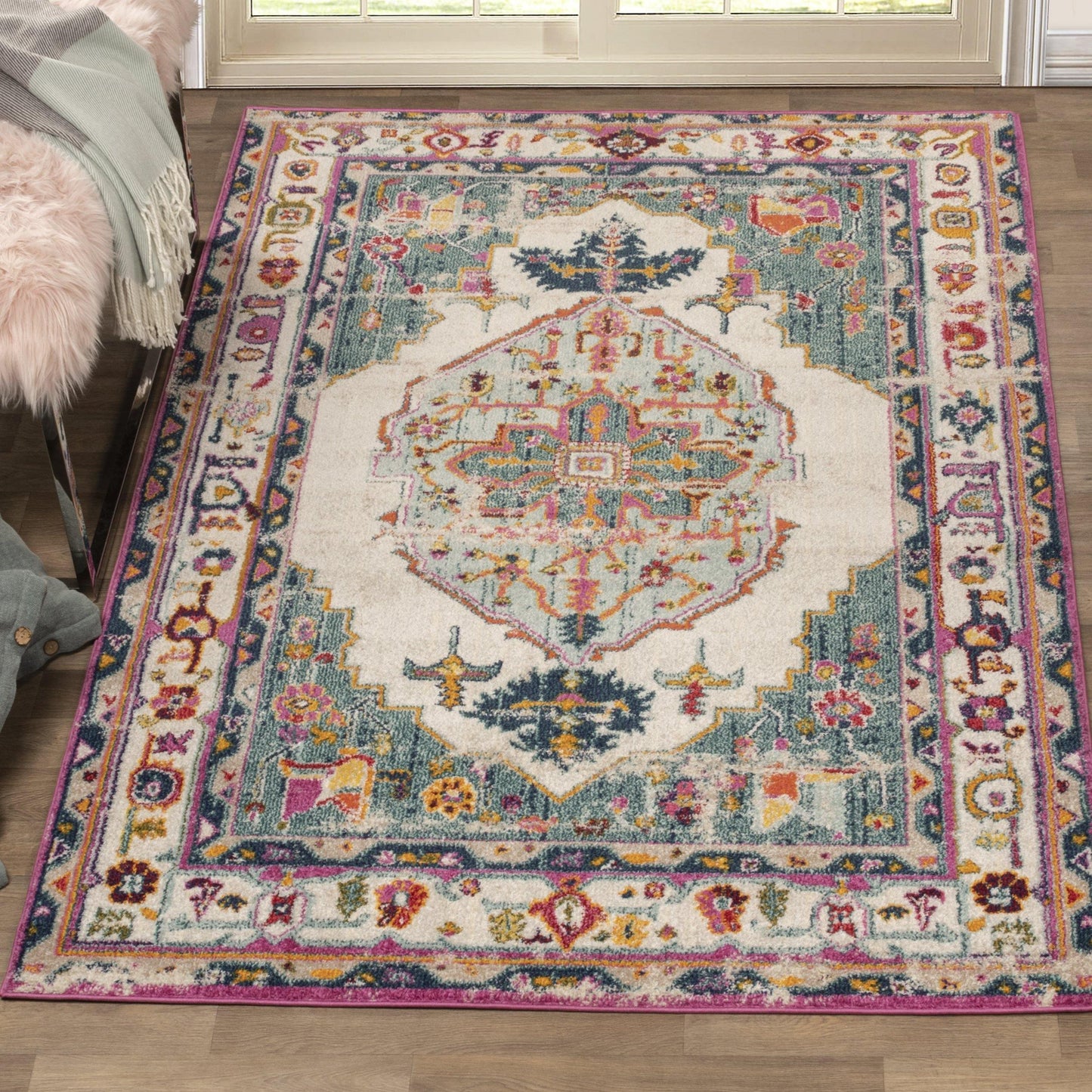 Deliana Vintage Oriental Distressed Rug FredCo
