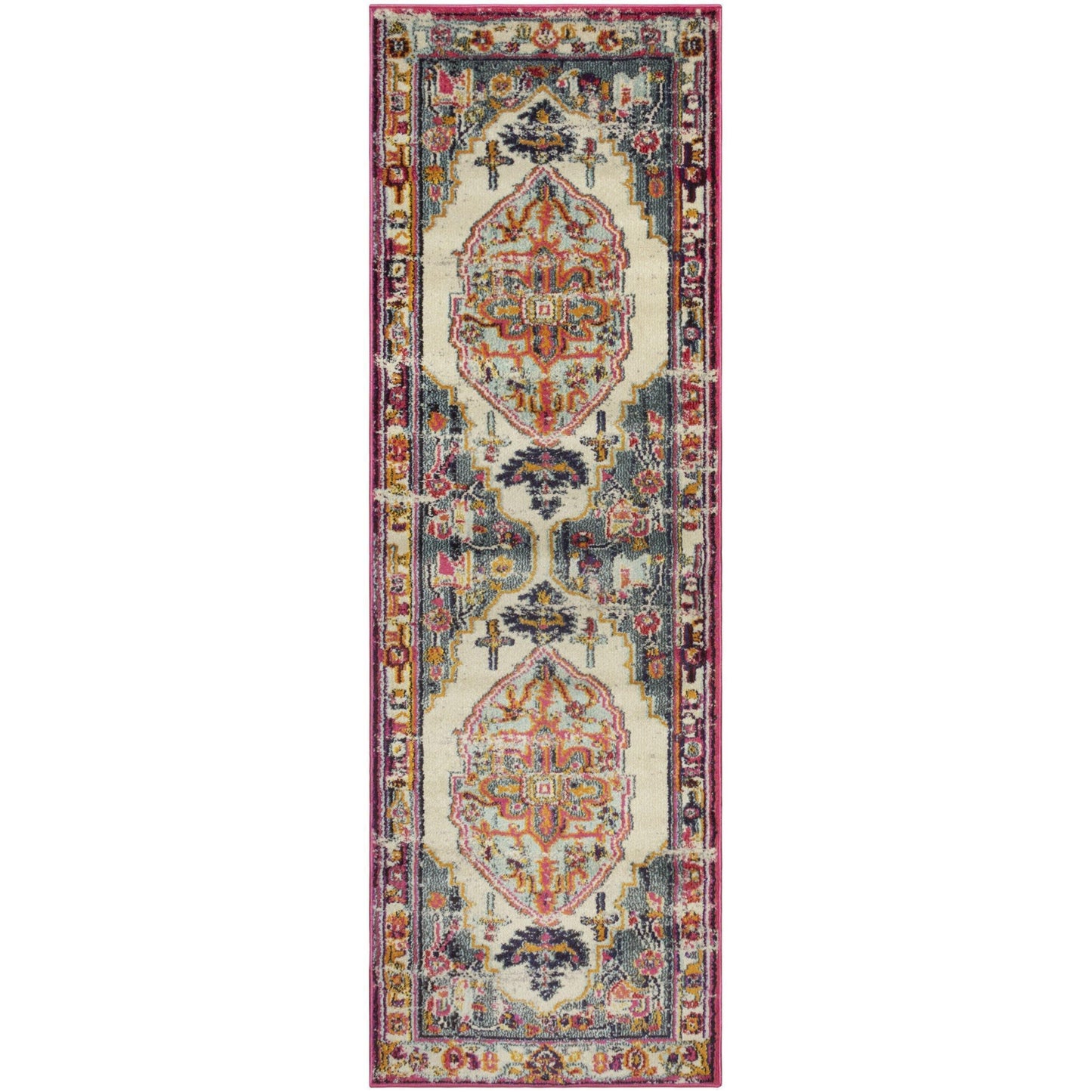 Deliana Vintage Oriental Distressed Rug FredCo