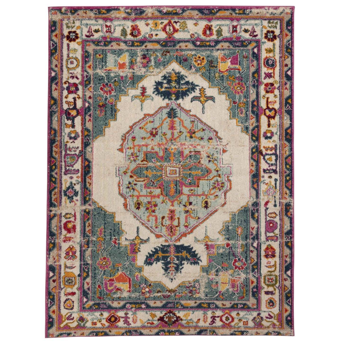 Deliana Vintage Oriental Distressed Rug FredCo