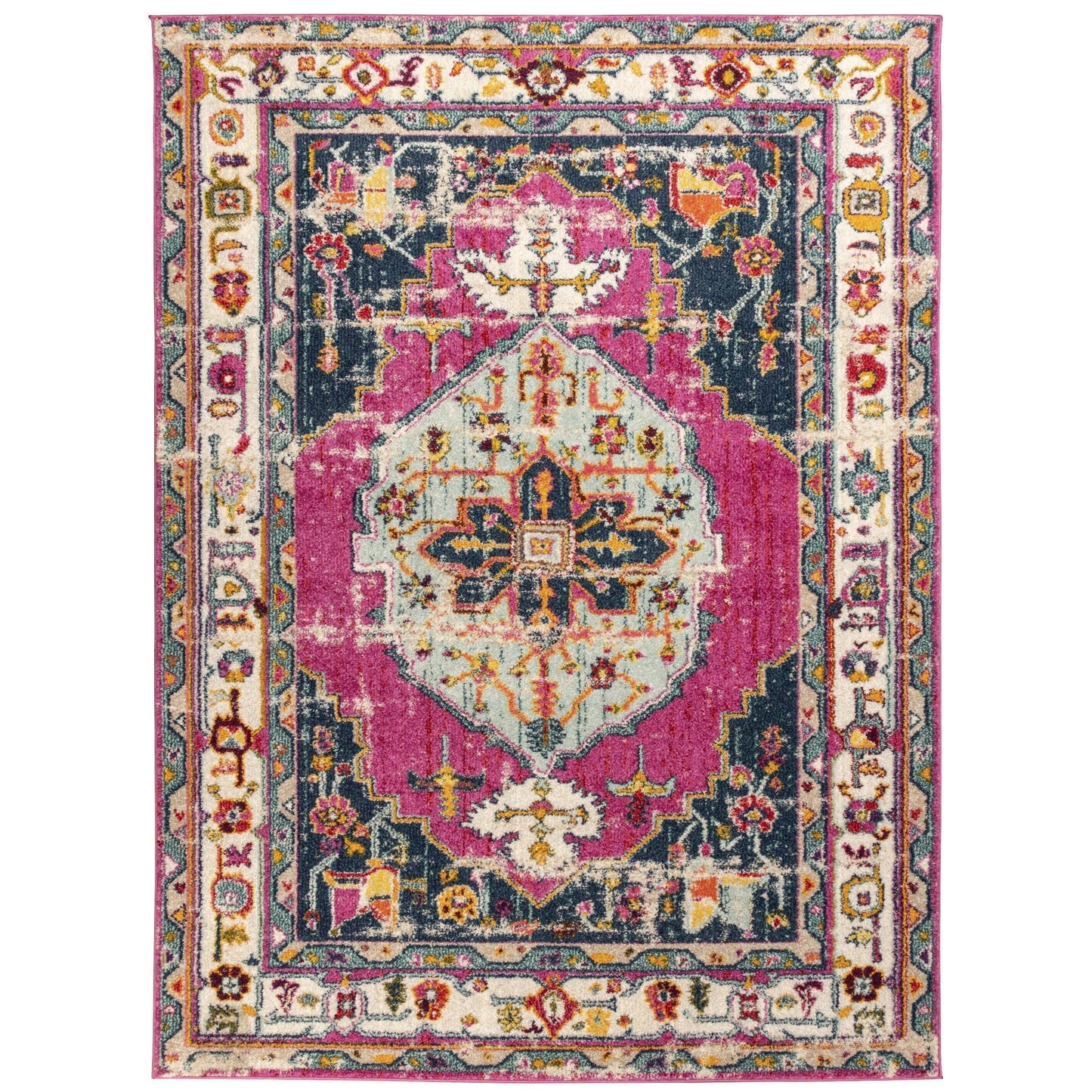 Deliana Vintage Oriental Distressed Rug FredCo