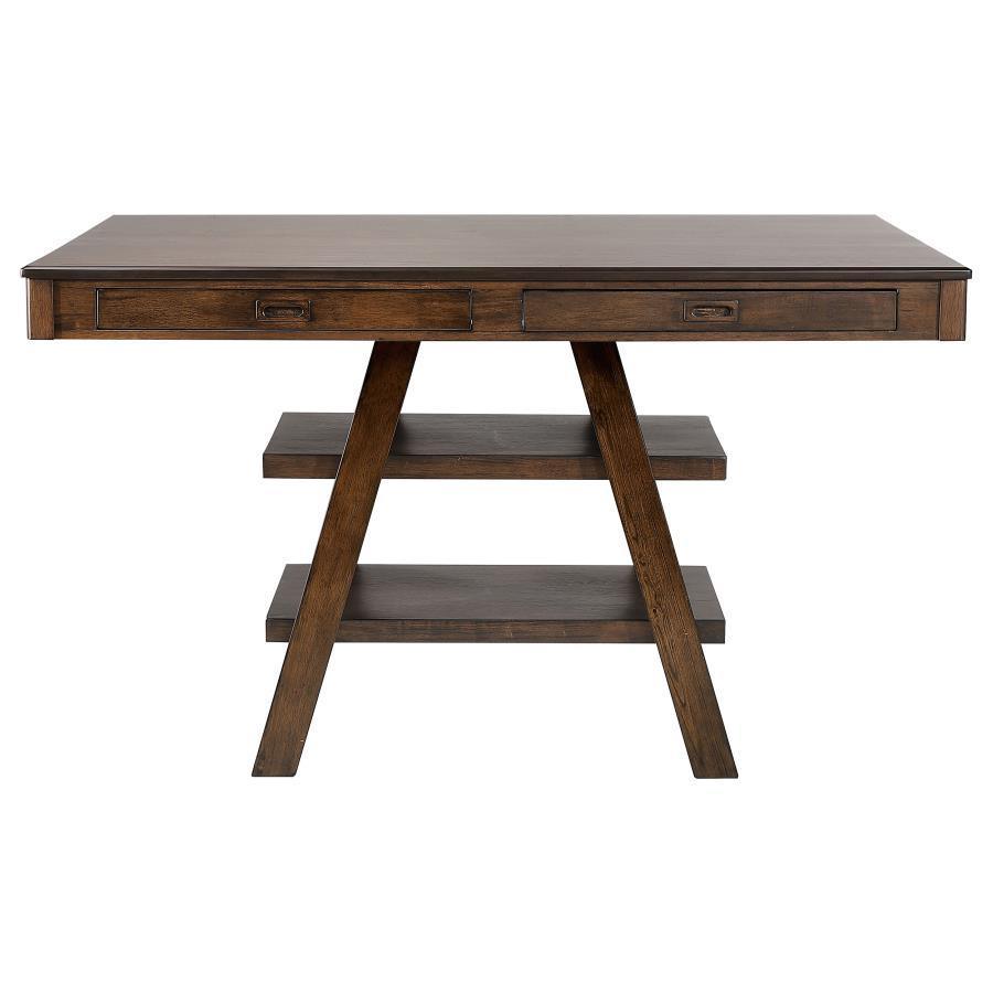 Dewey 5-piece Rectangular Dining Set Brown and Walnut 115208-S5 Coaster FredCo