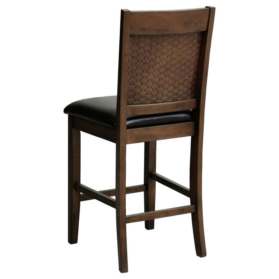 Dewey 5-piece Rectangular Dining Set Brown and Walnut 115208-S5 Coaster FredCo