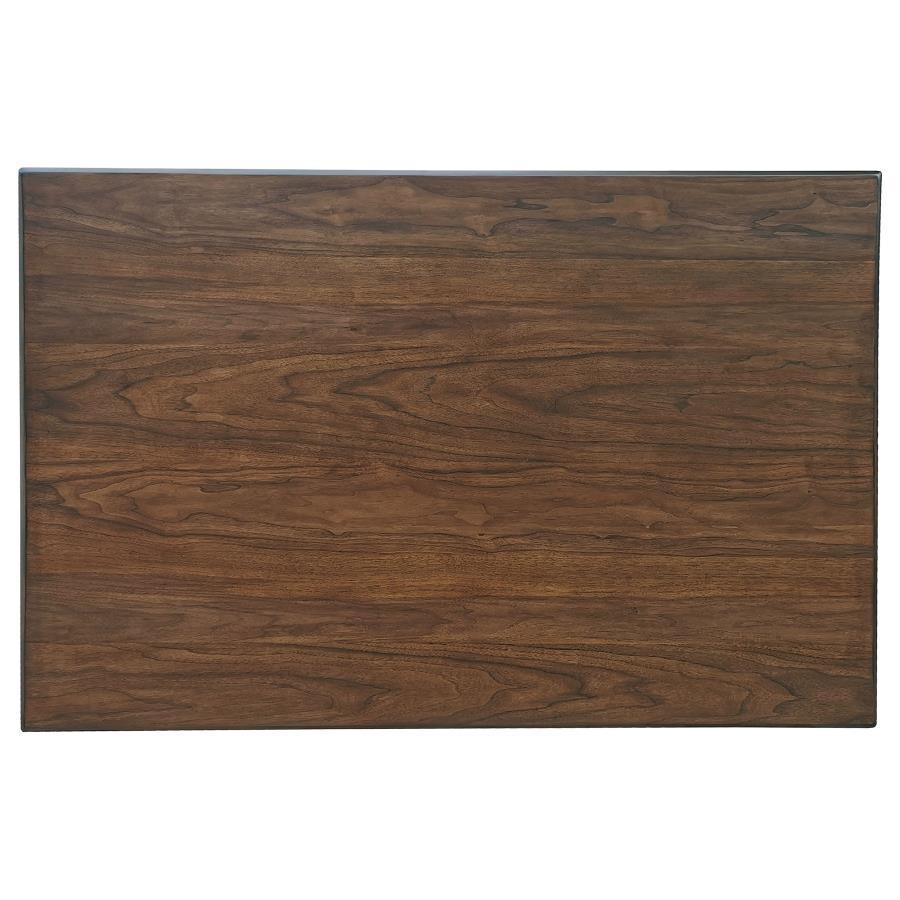 Dewey 5-piece Rectangular Dining Set Brown and Walnut 115208-S5 Coaster FredCo