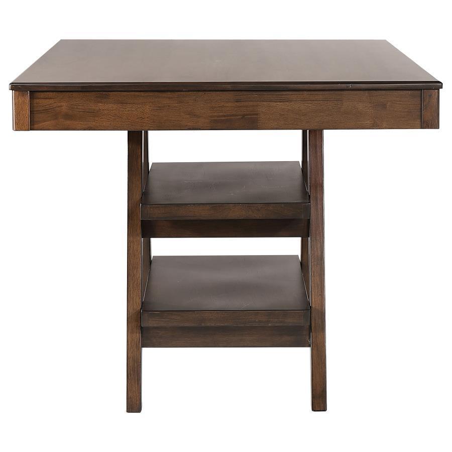 Dewey 5-piece Rectangular Dining Set Brown and Walnut 115208-S5 Coaster FredCo
