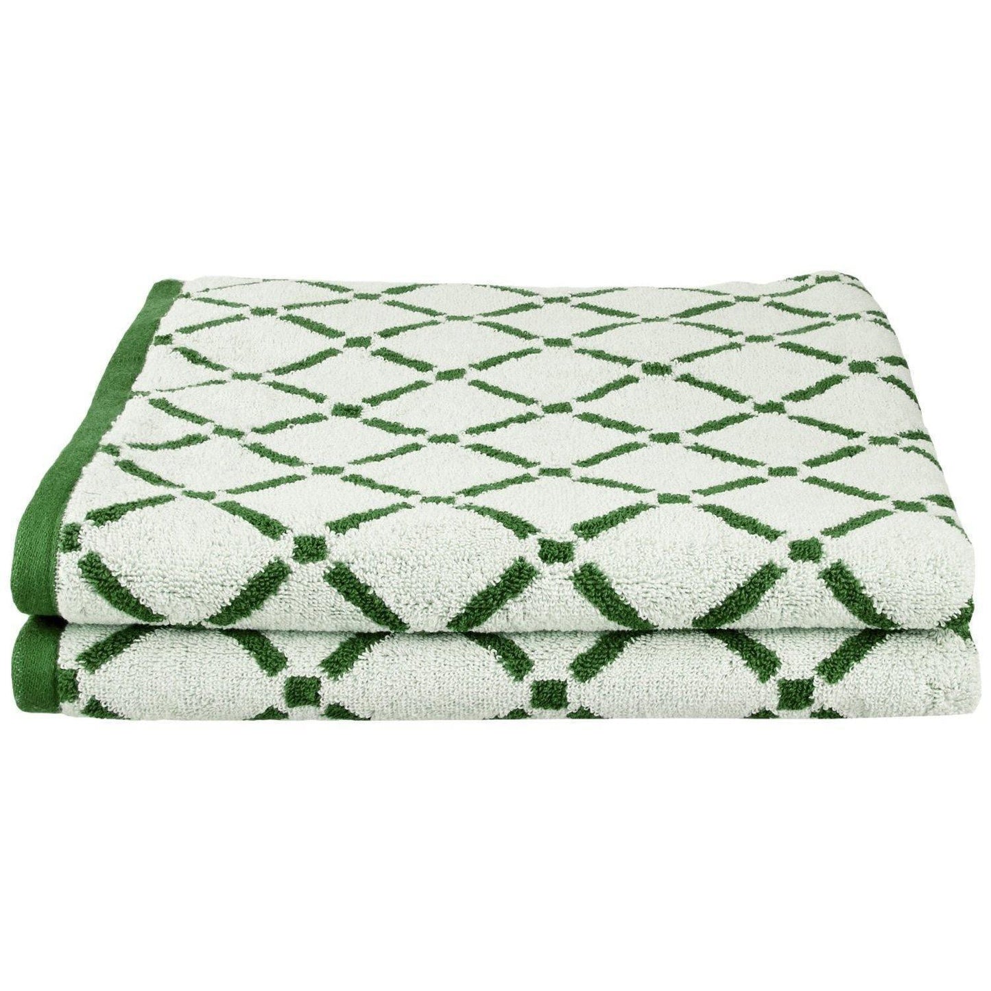 Diamond 100% Combed Cotton 550 GSM 2-Piece Bath Sheet Set FredCo