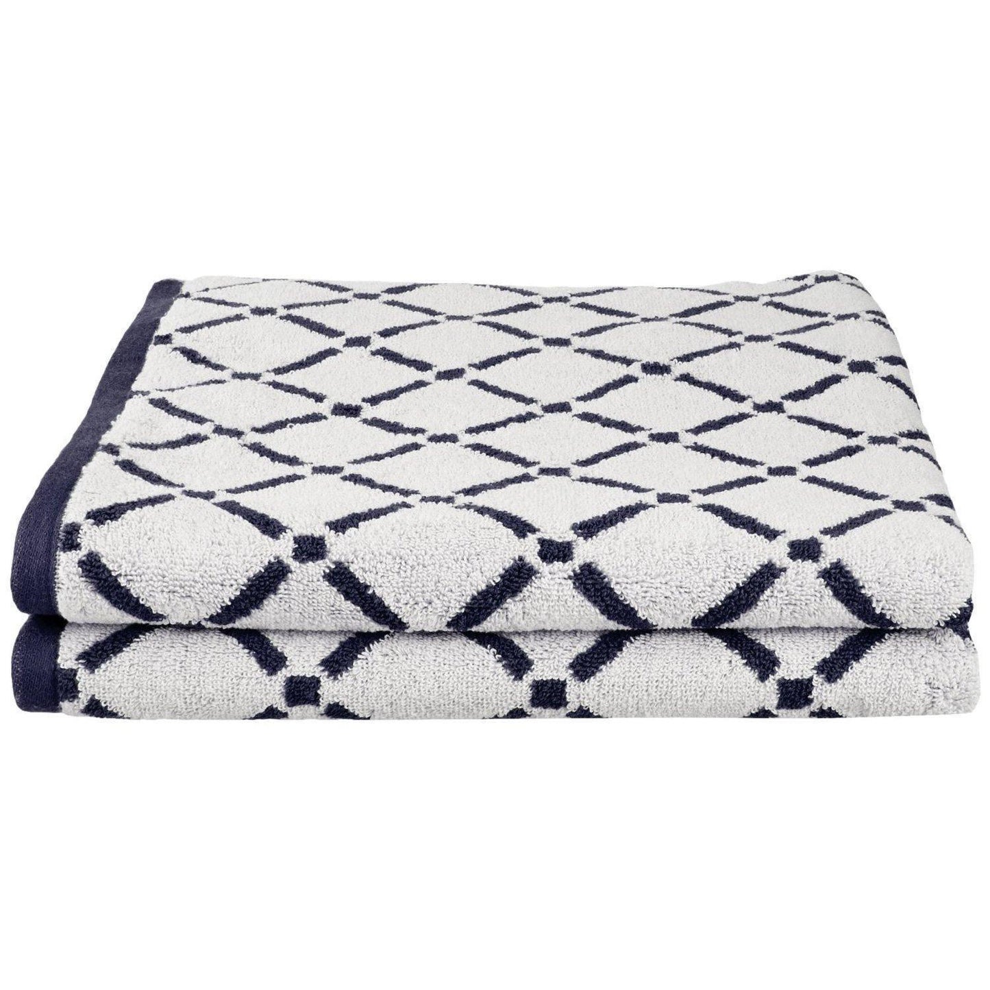 Diamond 100% Combed Cotton 550 GSM 2-Piece Bath Sheet Set FredCo