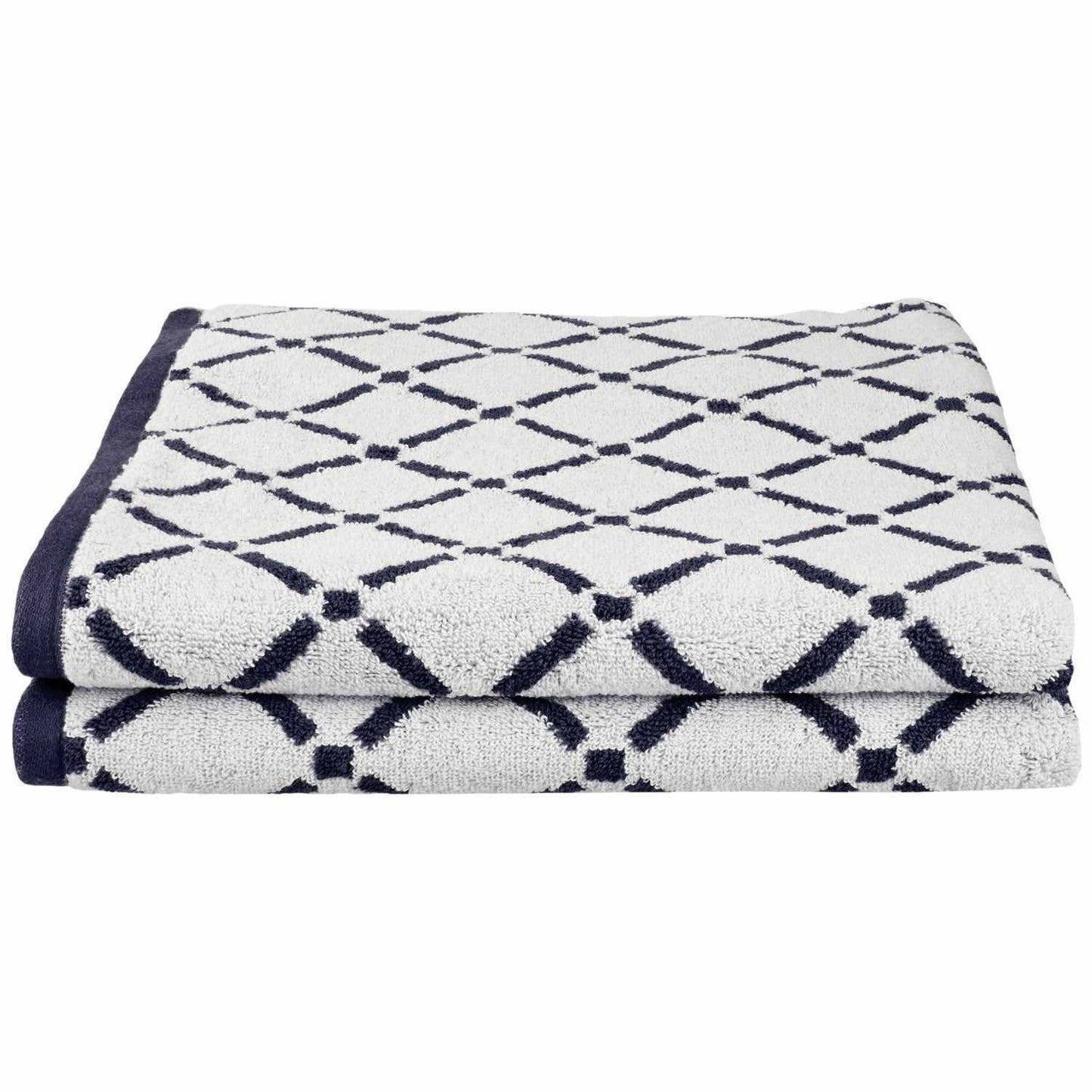 Diamond 100% Combed Cotton 550 GSM 2-Piece Bath Sheet Set FredCo