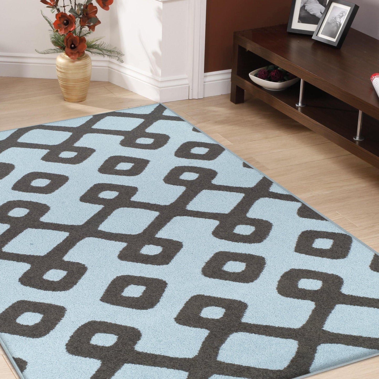 Diamond Pave Moroccan Contemporary Trellis Rug FredCo
