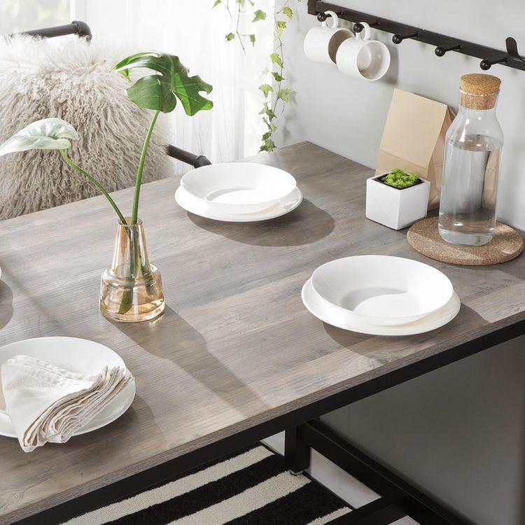 Dining Table Greige and Black FredCo