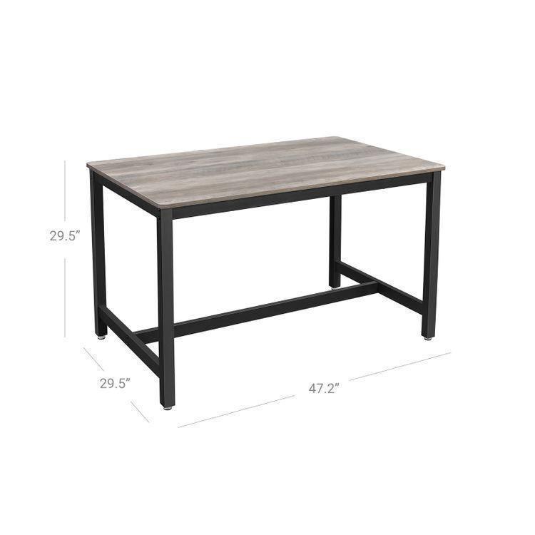 Dining Table Greige and Black FredCo
