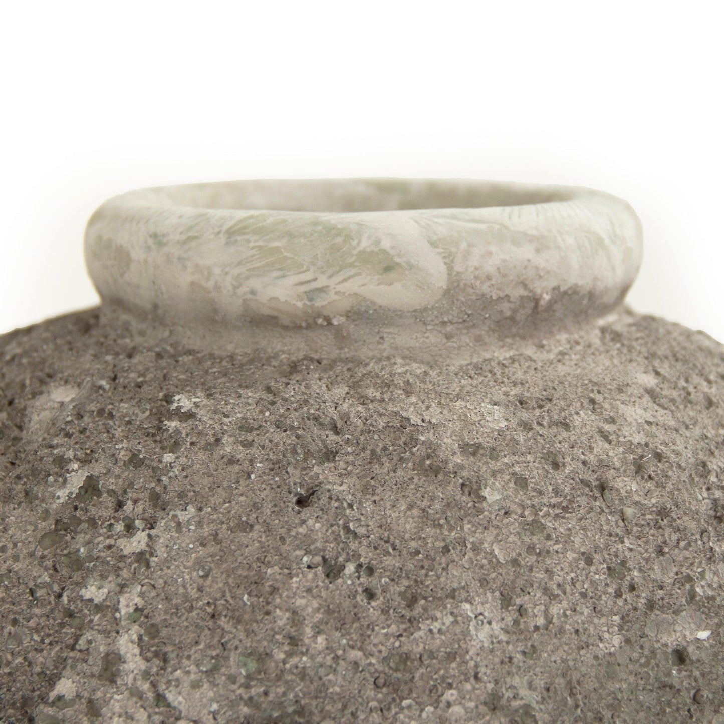 Distressed Grey Vase (8383L A717) FredCo