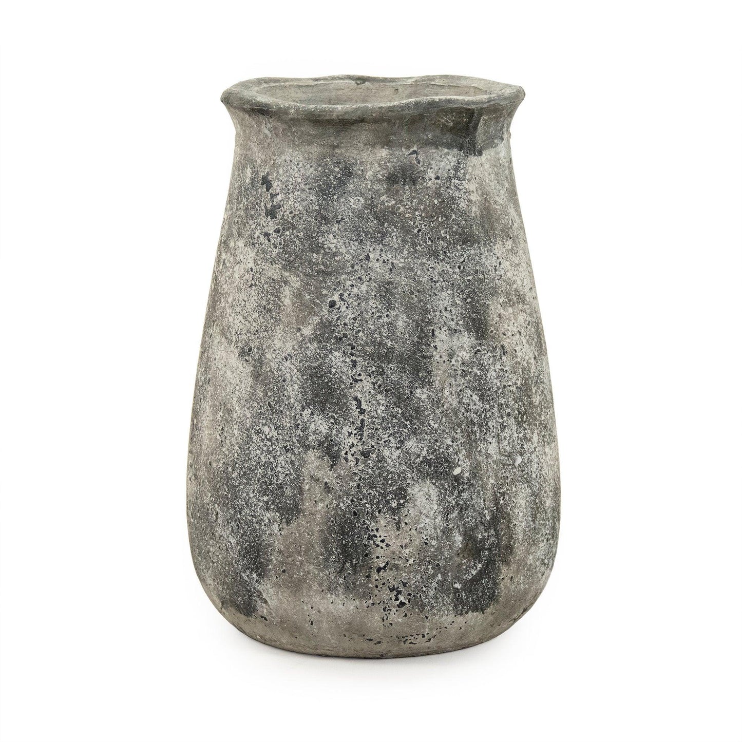 Distressed Grey Vase (9801L A866) FredCo