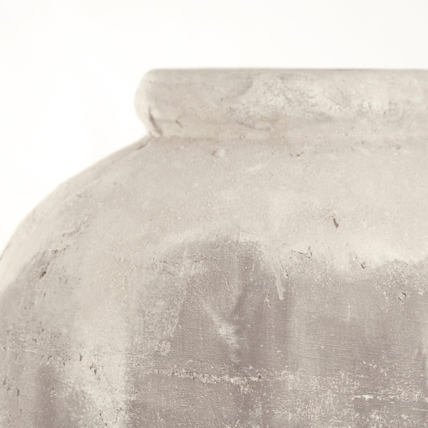 Distressed Grey Wash Jar (4871L A292) FredCo