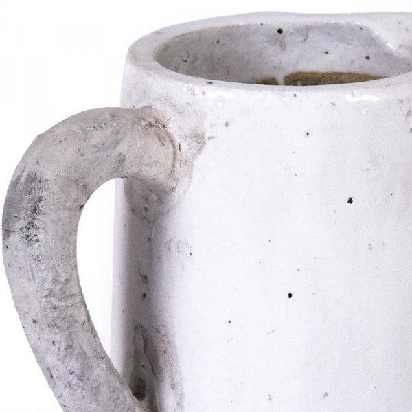 Distressed White Jug (015654 A25A) FredCo