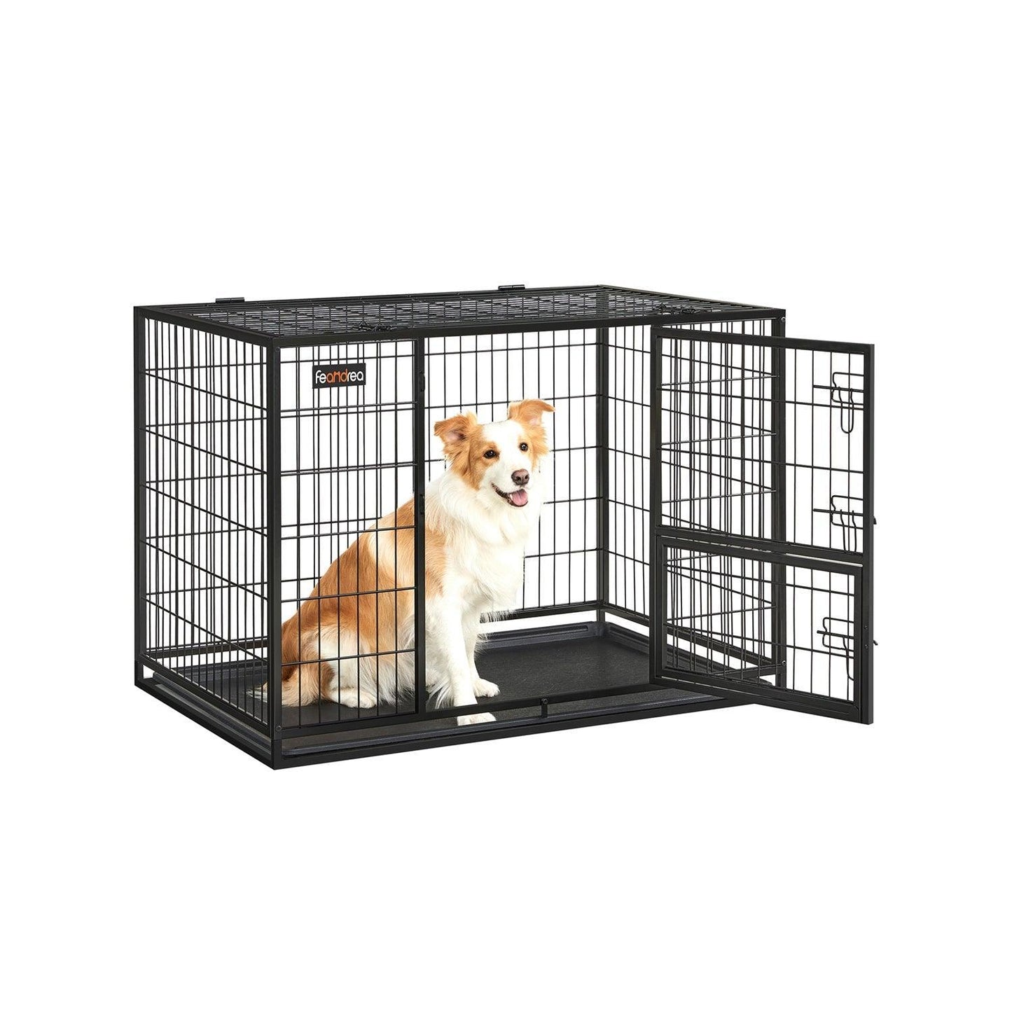 Dog Crate 42.1 x 27.6 x 29.5 Inches Heavy-Duty FredCo