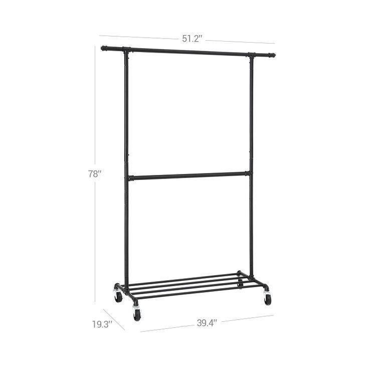 Double Rod Garment Rack FredCo