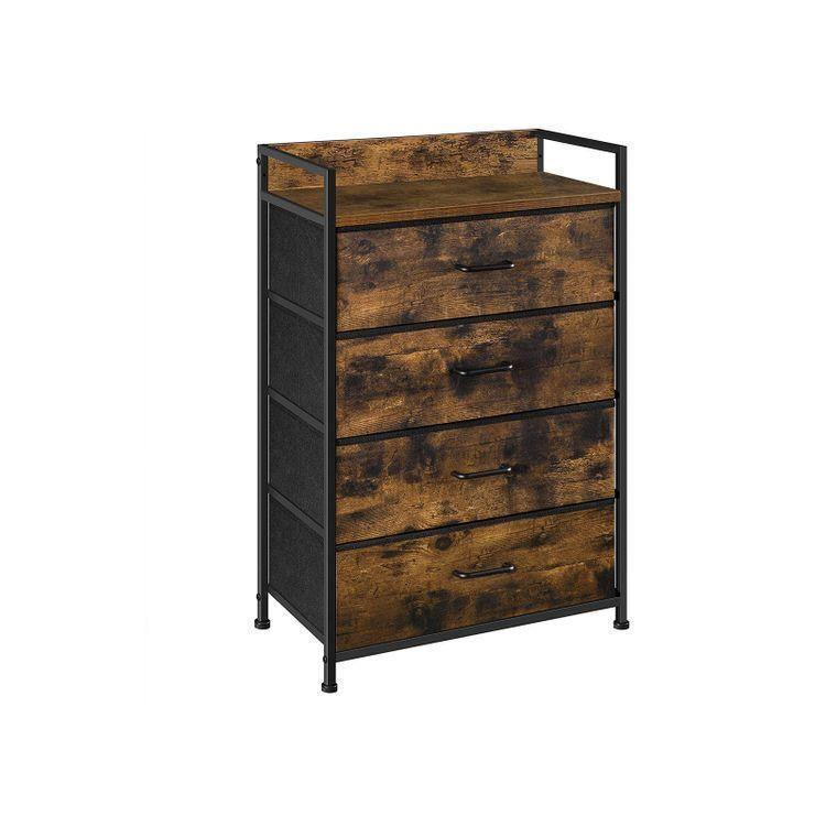 Drawer Dresser with 4 Fabric Drawers FredCo