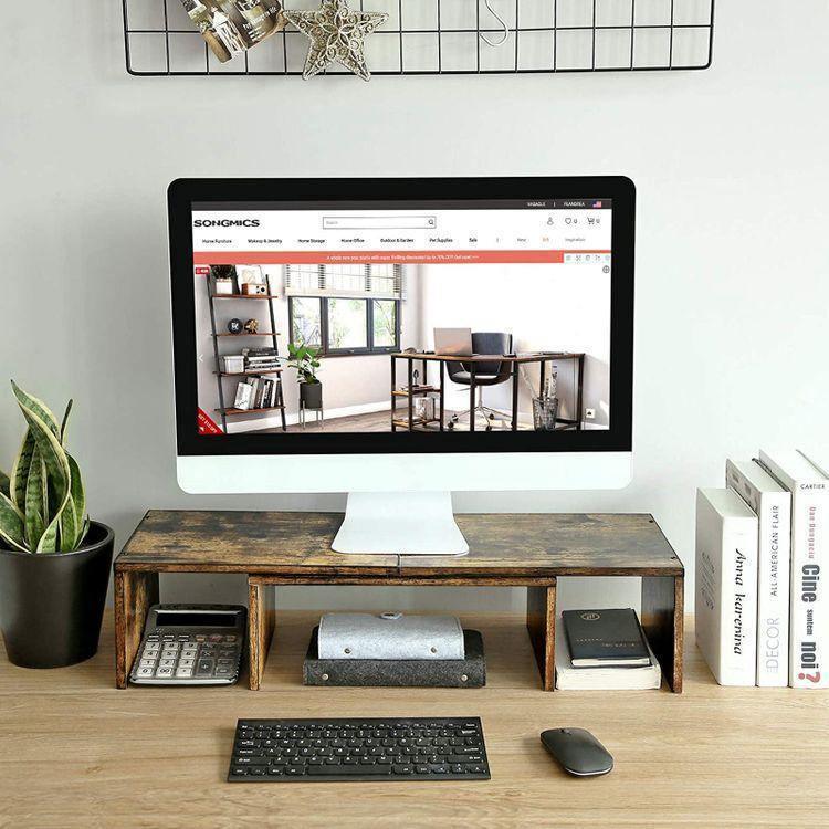 Dual Computer Monitor Riser FredCo