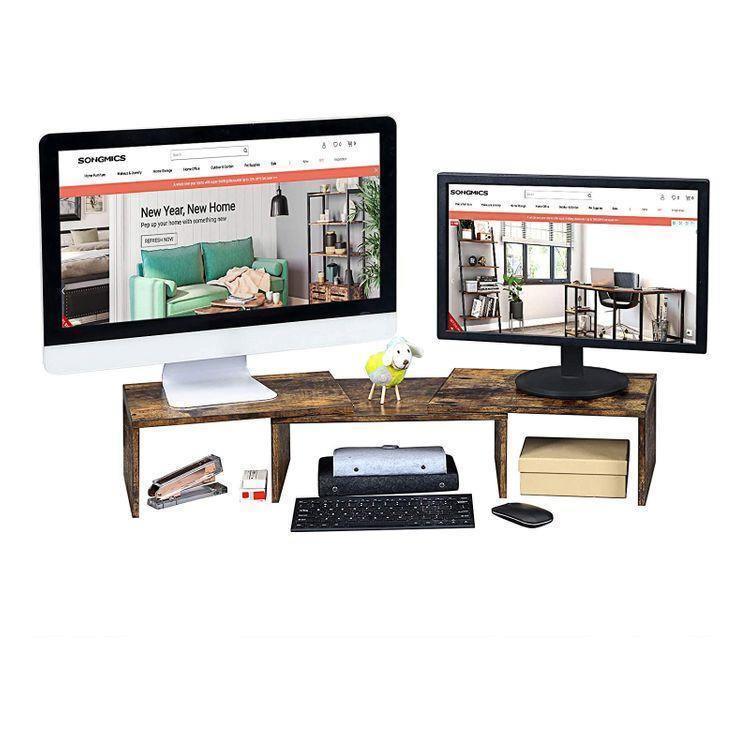 Dual Computer Monitor Riser FredCo