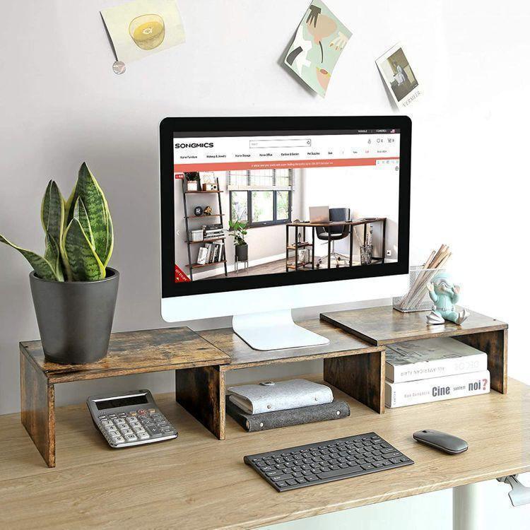 Dual Computer Monitor Riser FredCo