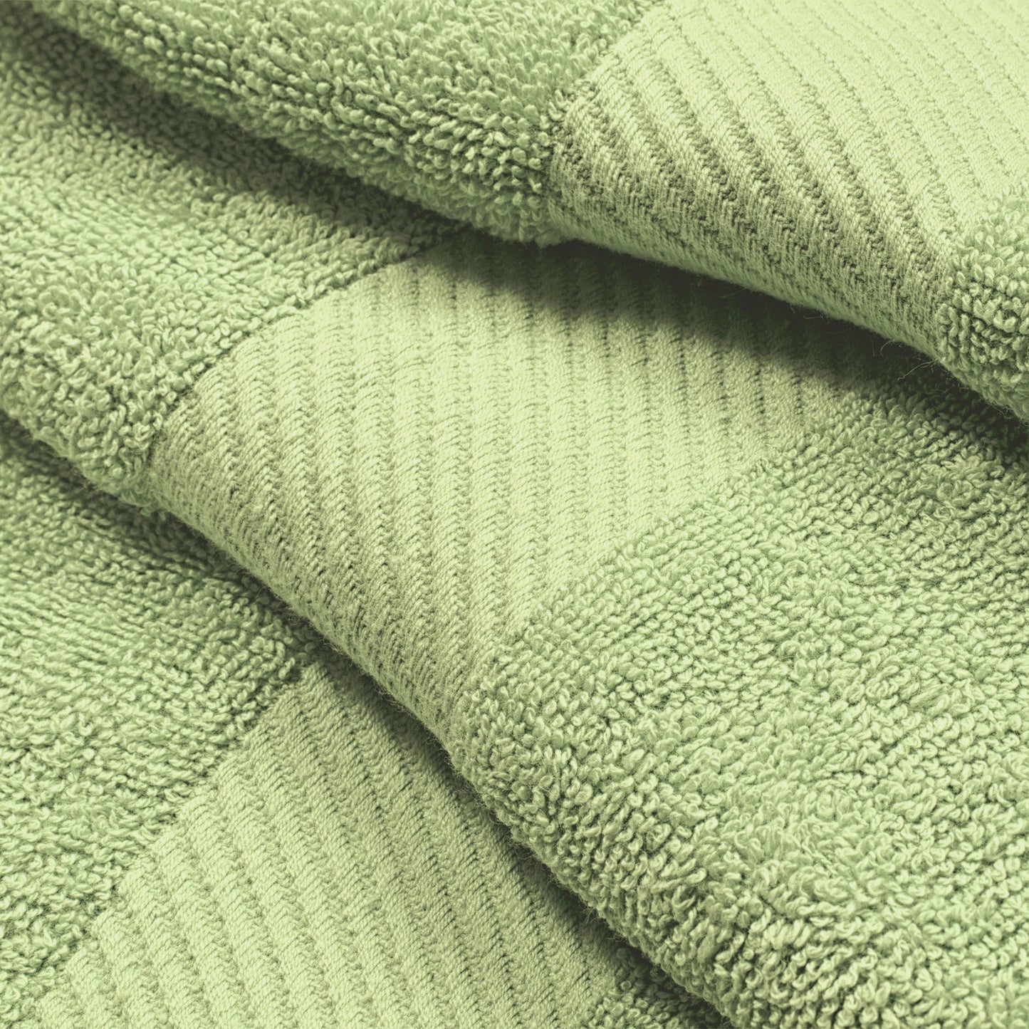 Egyptian Cotton 500 GSM Right Hash Dobby Border 12-Piece Towel Set FredCo