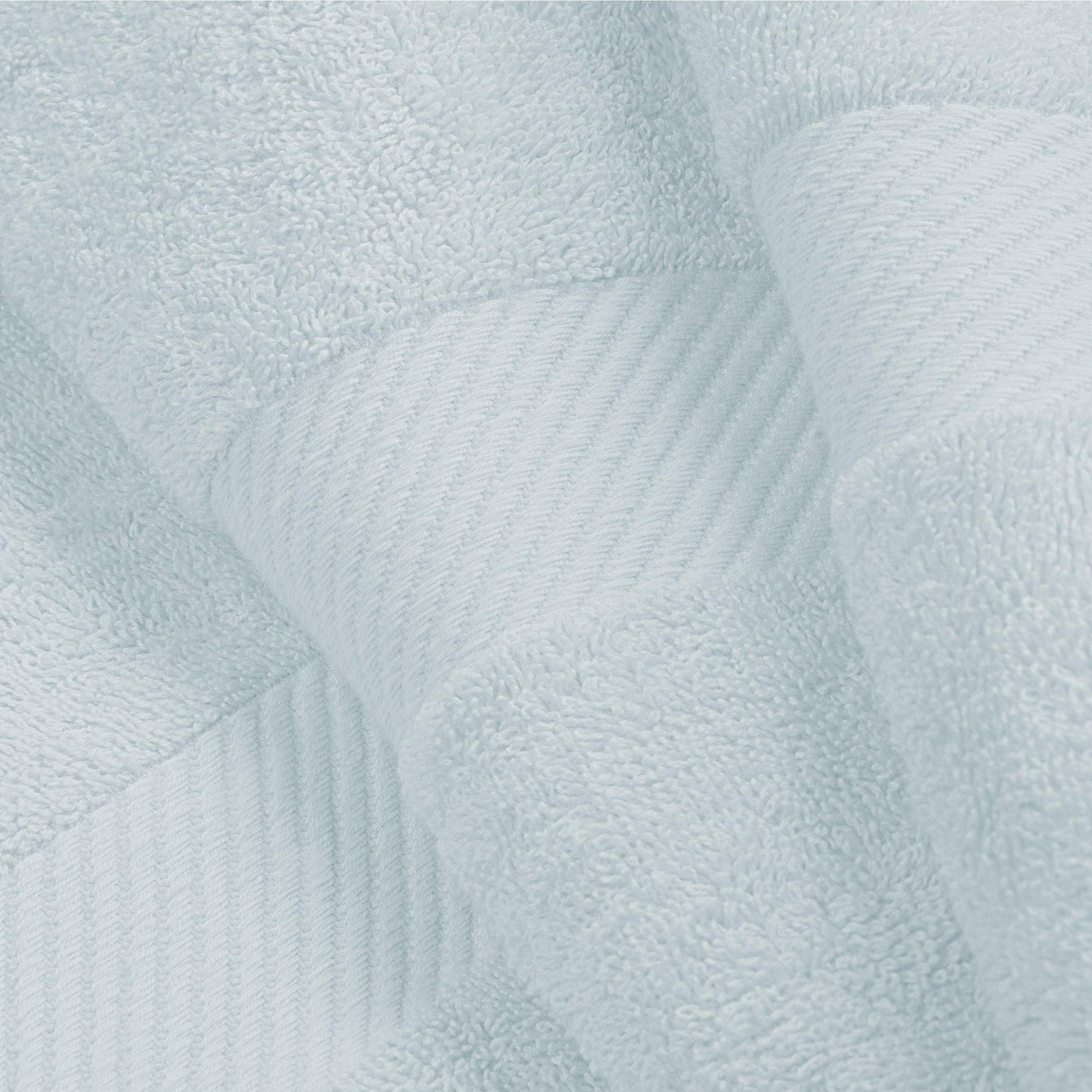 Egyptian Cotton 500 GSM Right Hash Dobby Border 12-Piece Towel Set FredCo