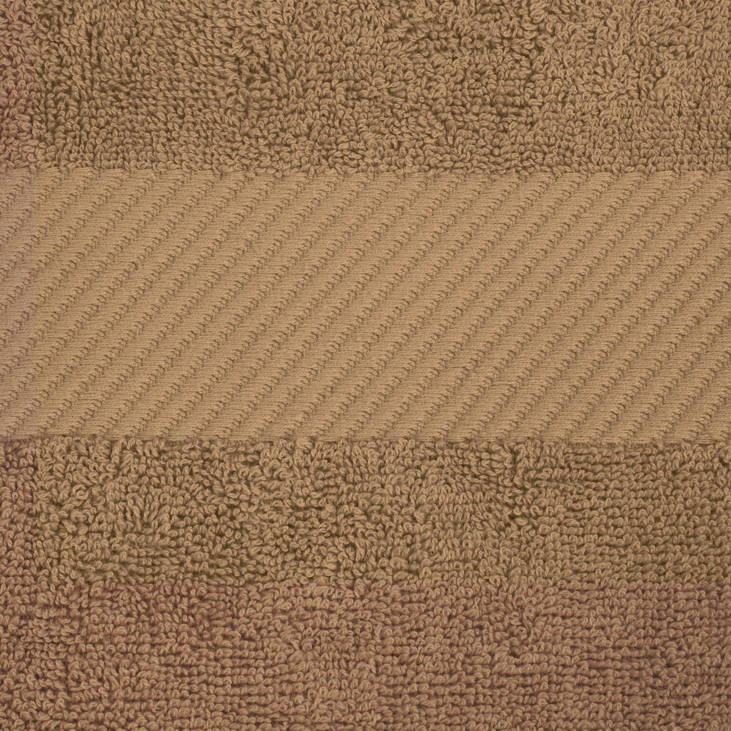 Egyptian Cotton 500 GSM Right Hash Dobby Border 12-Piece Towel Set FredCo