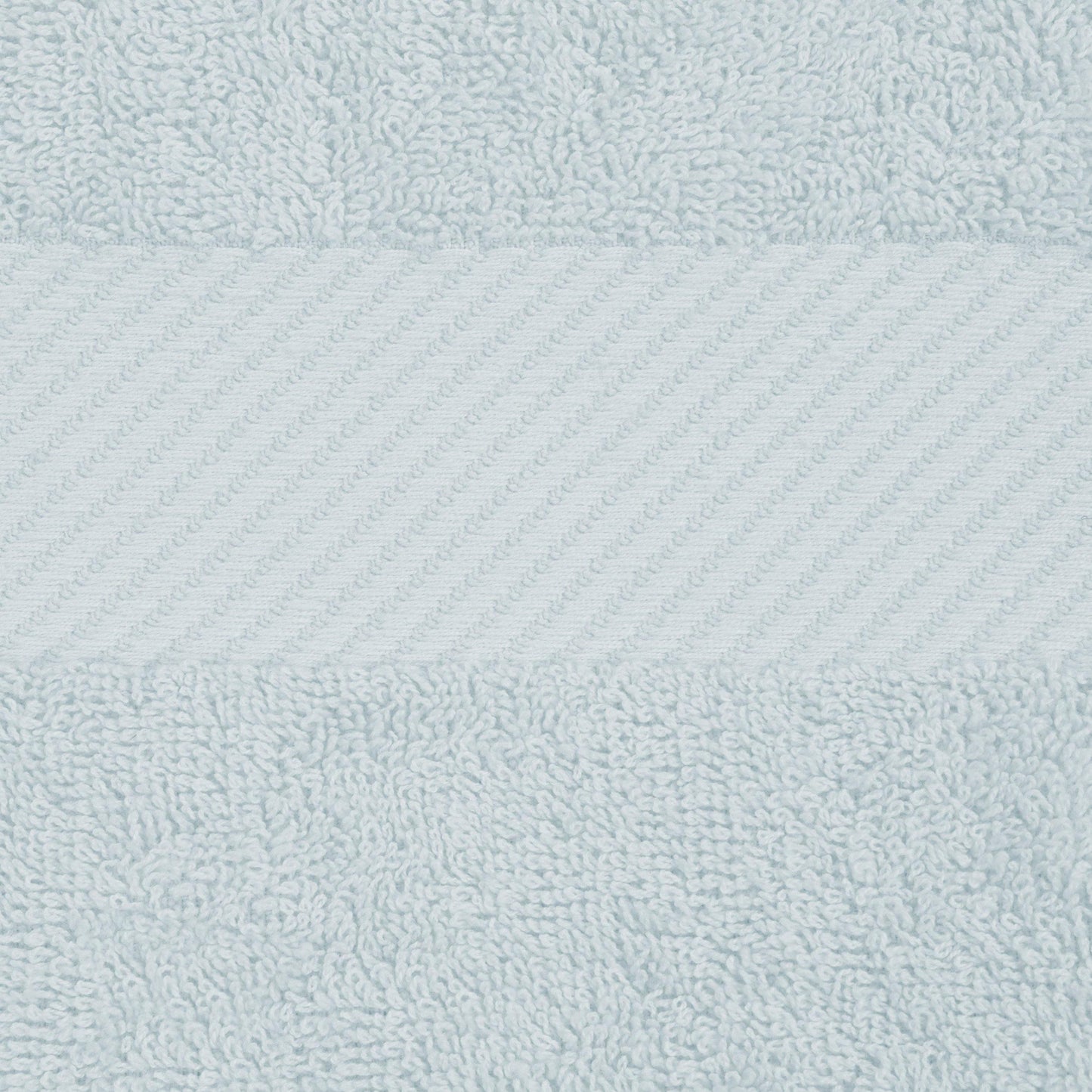 Egyptian Cotton 500 GSM Right Hash Dobby Border 12-Piece Towel Set FredCo
