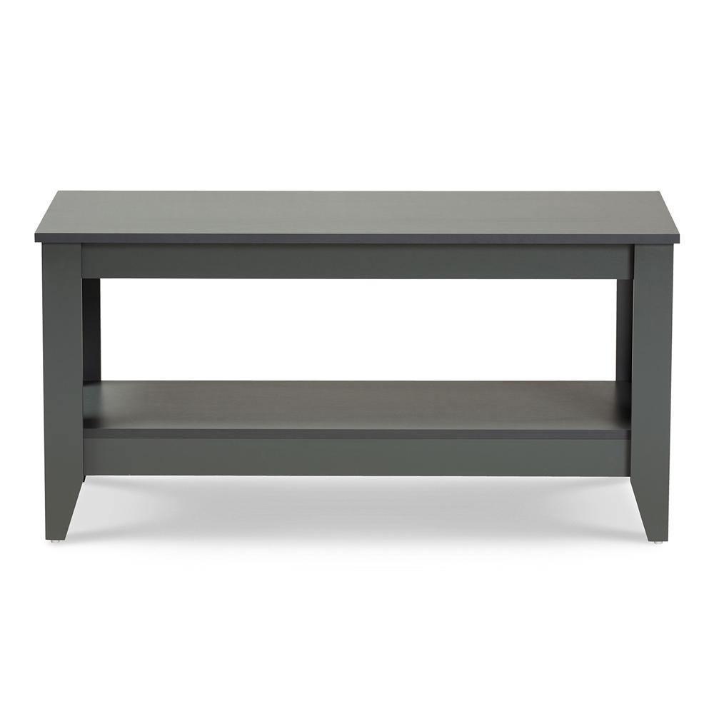 Elada Modern and Contemporary Grey Finished Wood Coffee Table FredCo