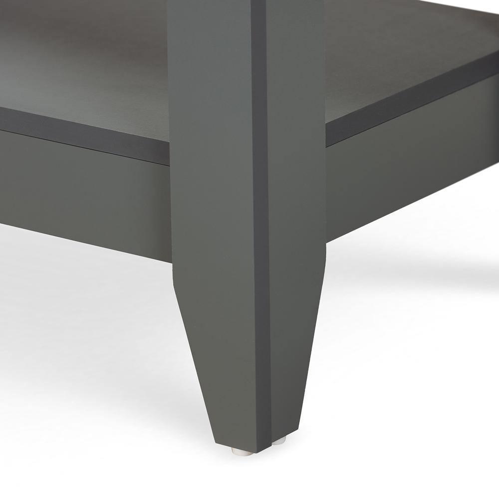Elada Modern and Contemporary Grey Finished Wood Coffee Table FredCo