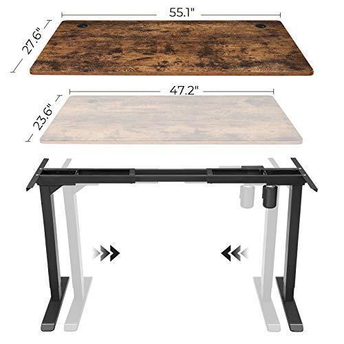 Electric Desk Frame, Standing Desk 44.1 In FredCo