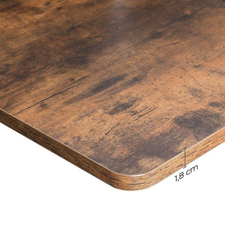 Electric Desk Top Rustic Brown FredCo