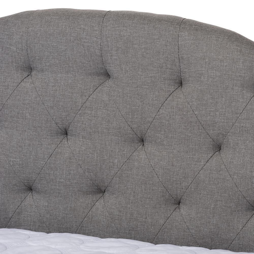 Eliza Modern and Contemporary Grey Fabric Upholstered Full Size Daybed FredCo