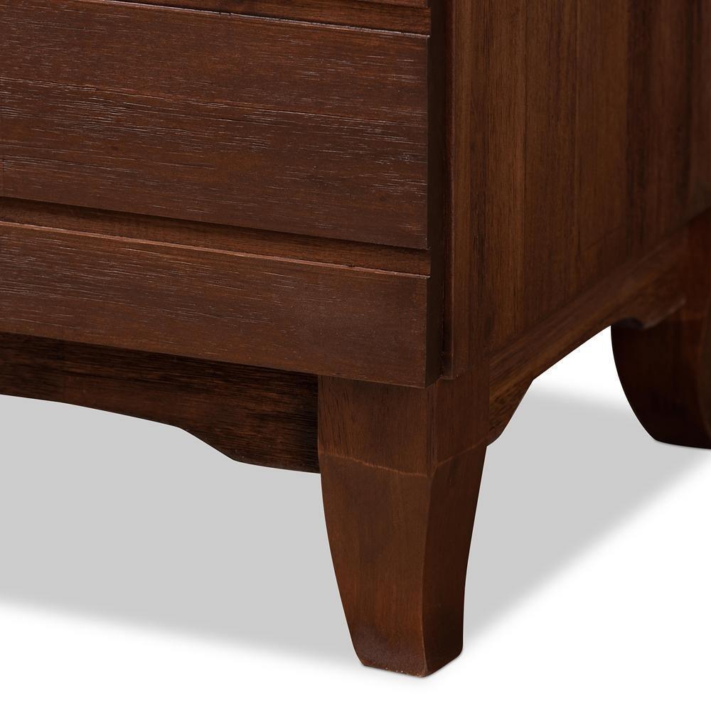 Ella Modern and Contemporary Warm Oak Brown Finished Wood 6-Drawer dresser FredCo