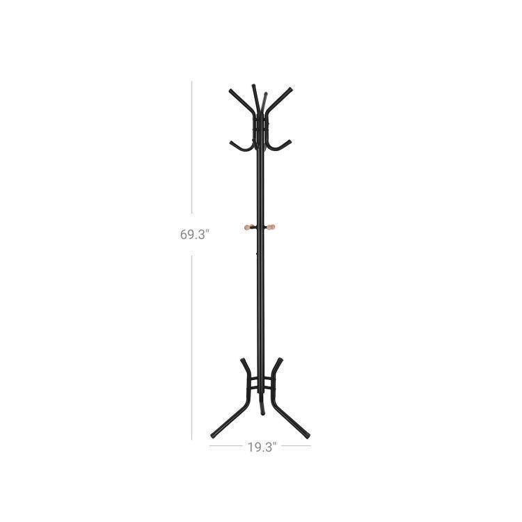 Entryway Metal Coat Rack FredCo