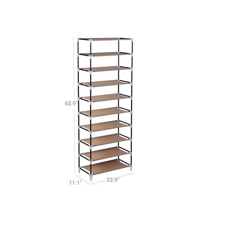 Fabric Shoe Tower Rack FredCo