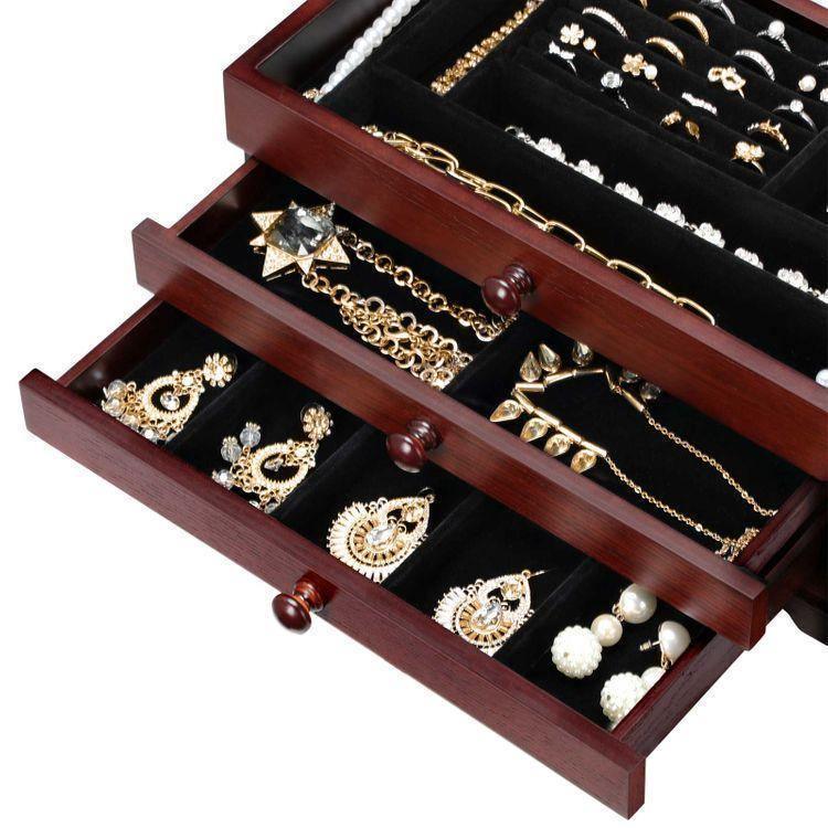 Floral Carving Jewelry Box FredCo