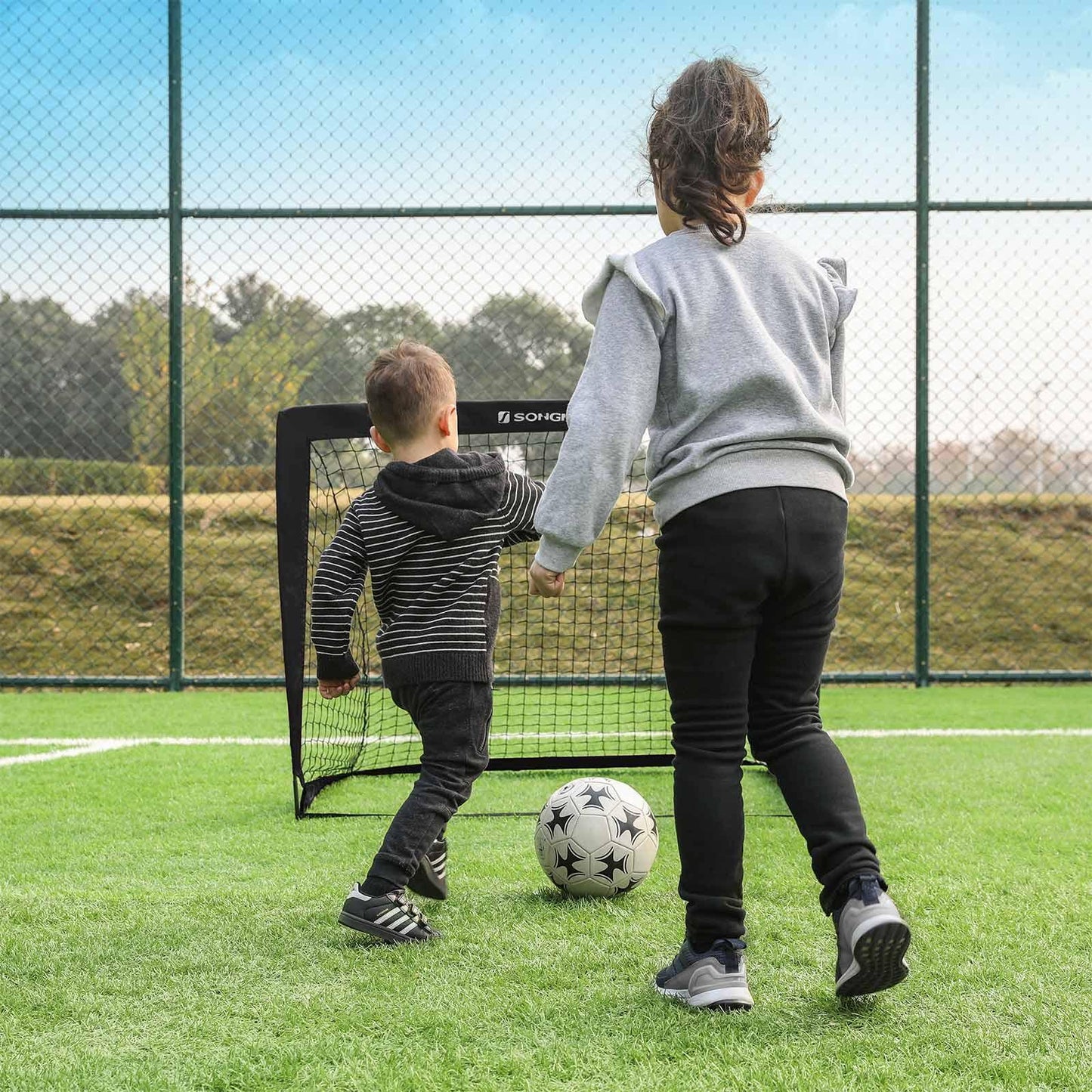 Folding Children's Soccer Goal Set of 2 FredCo