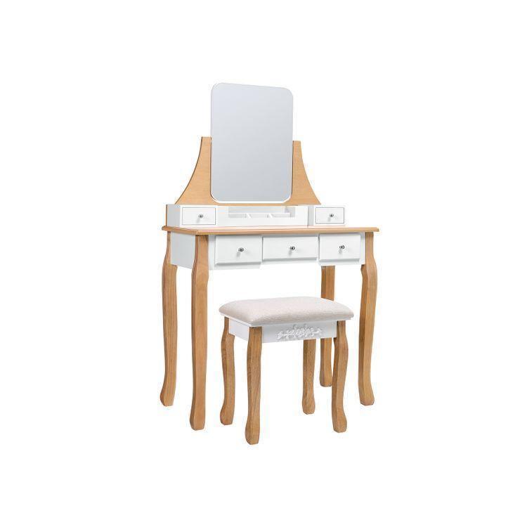 Frameless Mirror Dressing Table Vanity FredCo