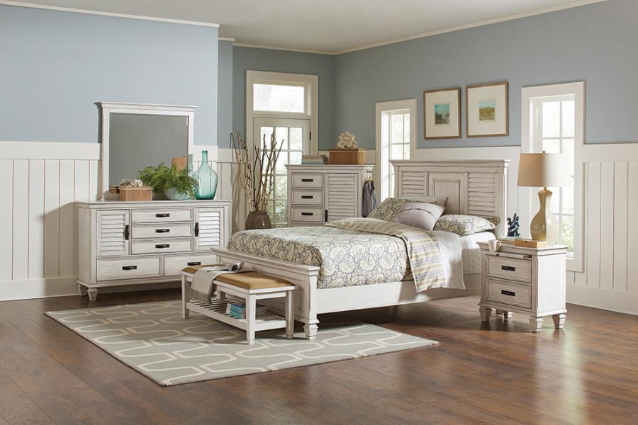 Franco Storage Platform Bedroom Set Coaster Eastern King, 5 Piece FredCo