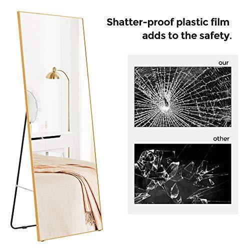 Free Standing Full Length Mirror 65" x 22" FredCo