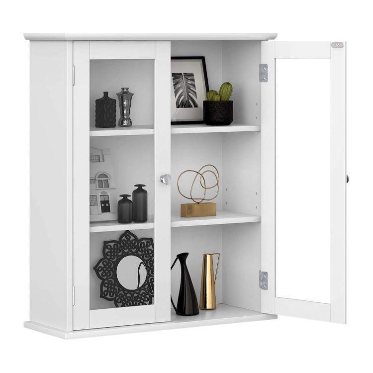 Glass Door Wall Cabinet FredCo