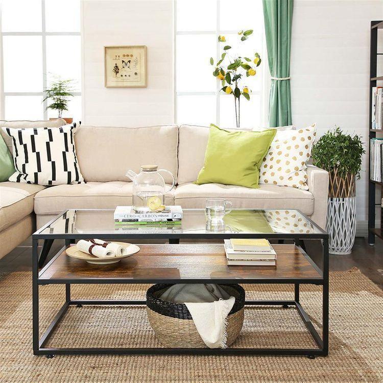 Glass Tabletop Coffee Table FredCo