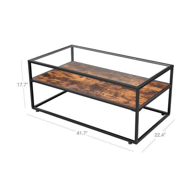 Glass Tabletop Coffee Table FredCo