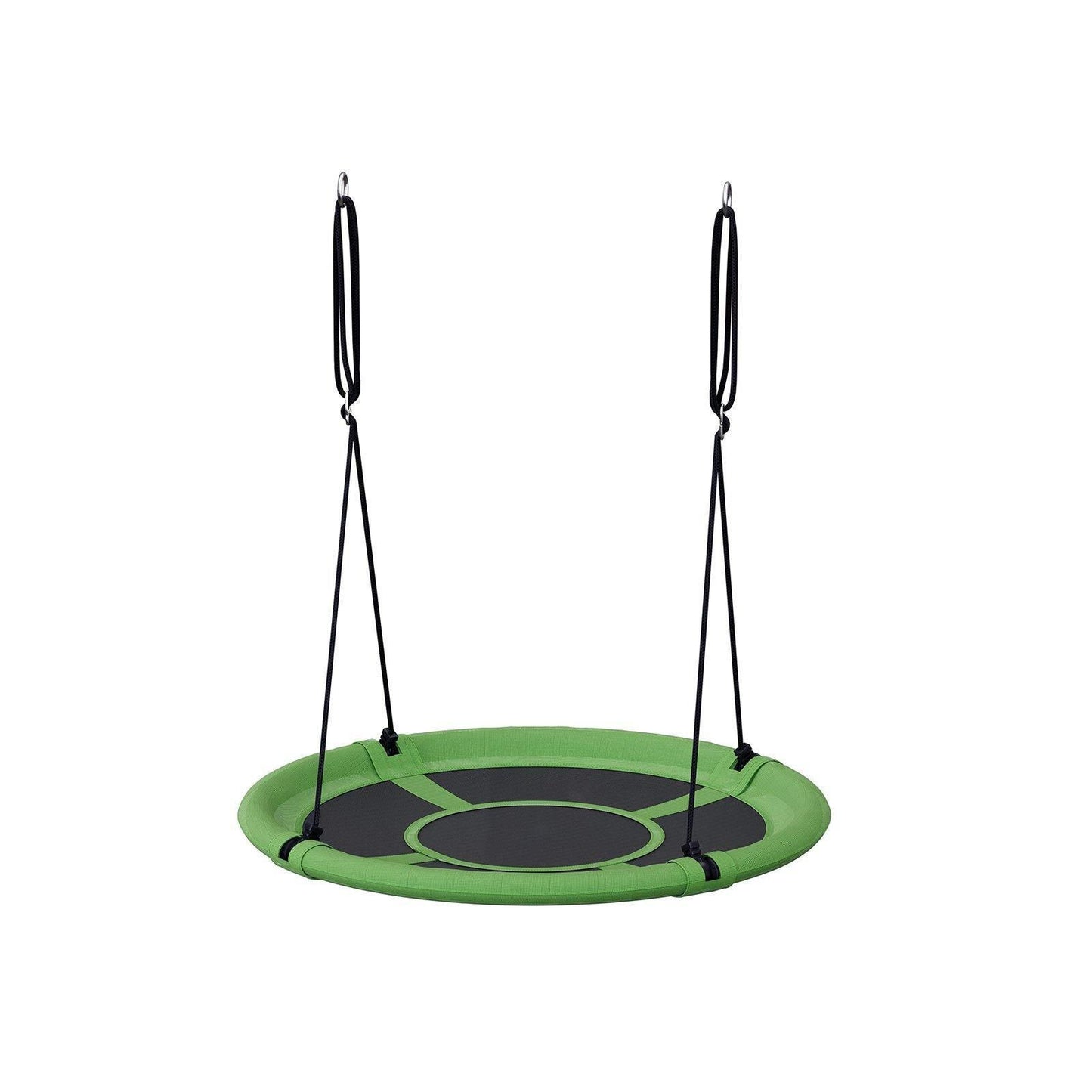 Green & Black Round Saucer Tree Swing FredCo