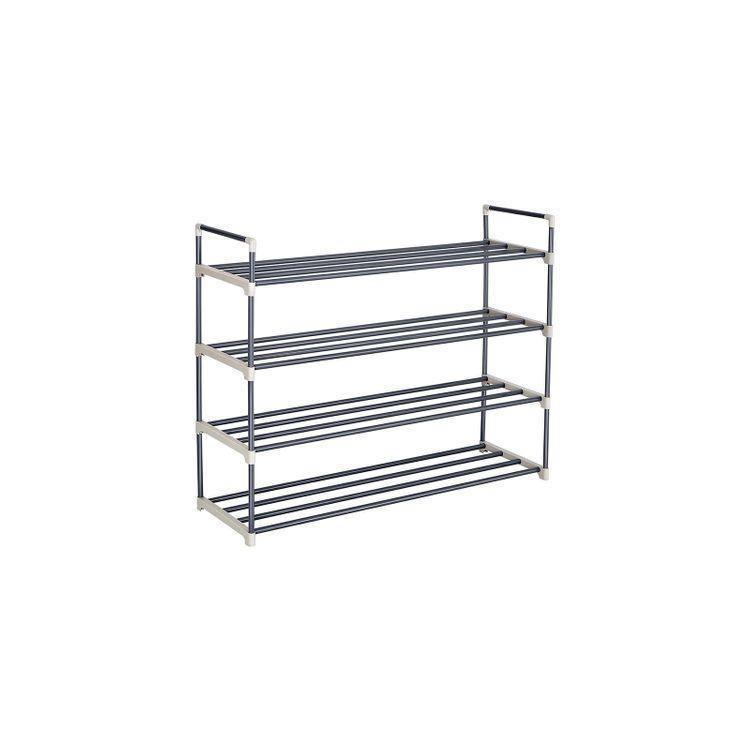 Grey 4 Tier Shoe Organizer FredCo