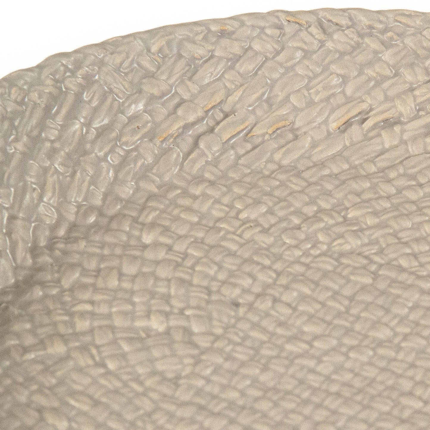 Grey Cross Weave Platter Small CB3492-27-R604 FredCo
