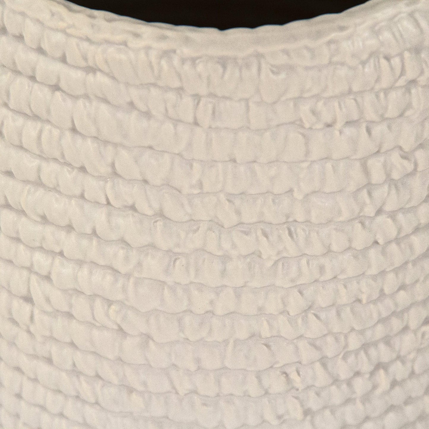 Grey Cross Weave Vase Small CB3493-20-R604 FredCo